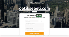Desktop Screenshot of optiksepeti.com